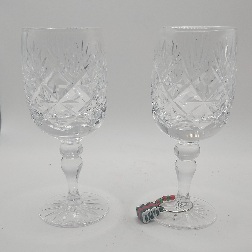 Thomas Webb Of England Cordial Crystal Glass Set